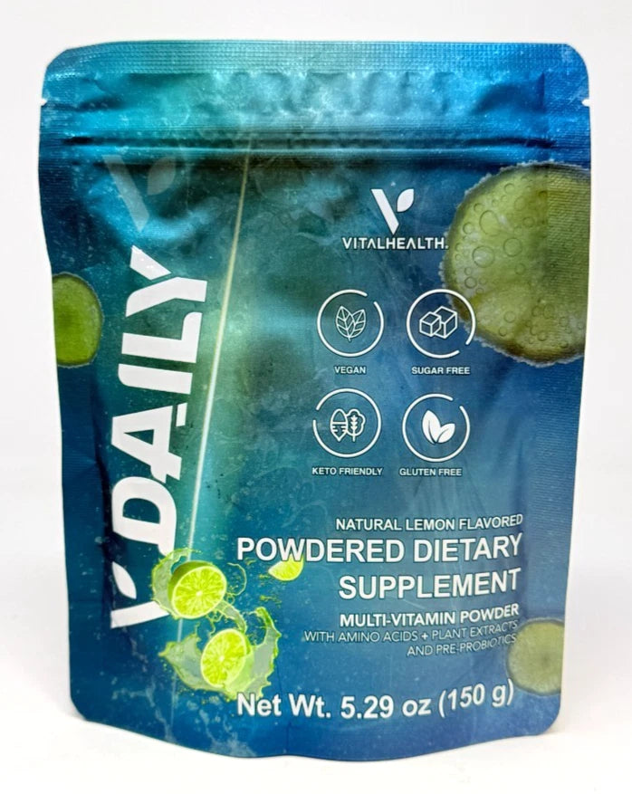 V-Daily VitalHealth Multi-Vitamin Powder Complete Nutrition Supplement