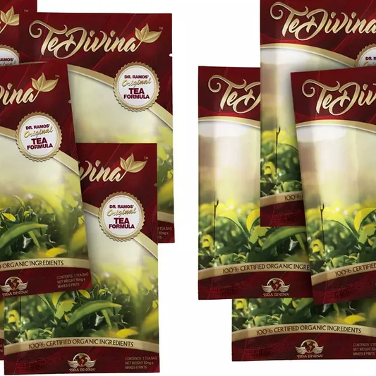 Vida Divina Detox Tea All Organic Healthy Cleansing Formula, 12 Weeks Supply