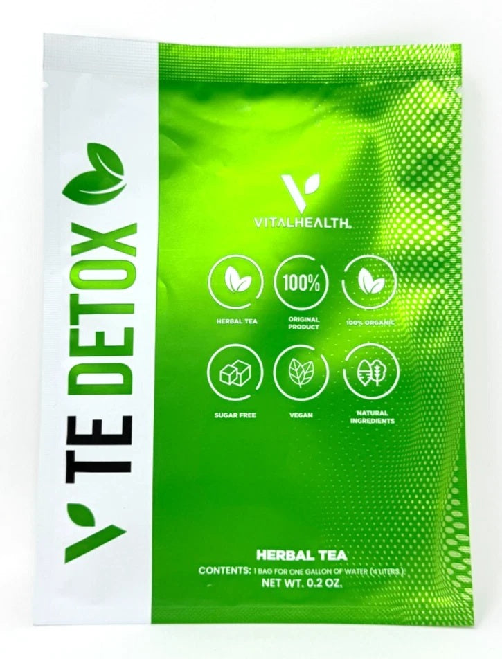 Vital Health V DETOX Herbal Tea 3 Weeks Supply Free Shipping