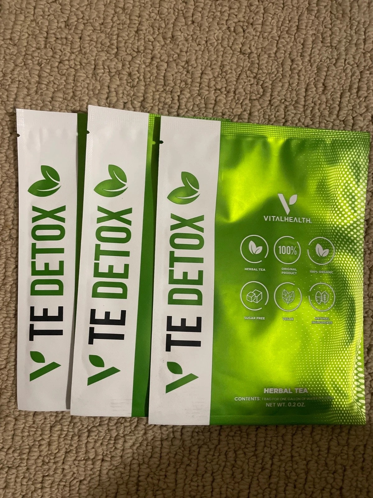 Vital Health V DETOX Herbal Tea 3 Weeks Supply Free Shipping