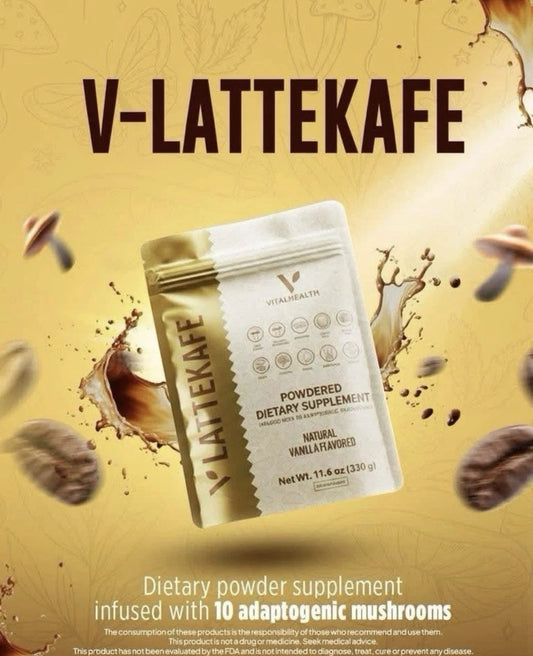 V -Lattekafe Functional Coffee Vitalhealth Dietary Supplement